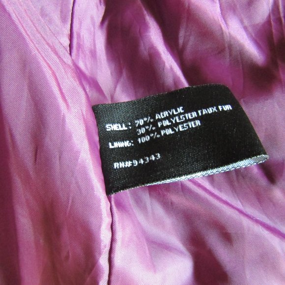 Coffeeshop NYC Leopard Fuzzy Jacket/Coat - Picture 6 of 8